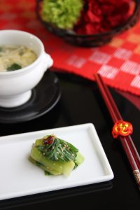 4．青菜の中華和え