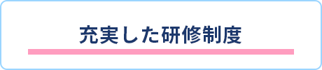 充実した研修制度